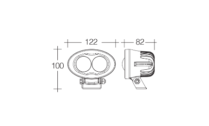 Forklift Blue Spot Safety Light 9V-110V