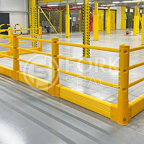 Safestop Pedestrian with Ground Barrier