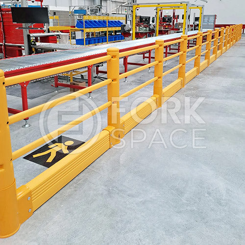 Safestop Pedestrian with Ground Barrier