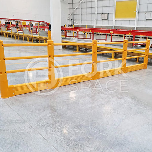 Safestop Pedestrian with Ground Barrier