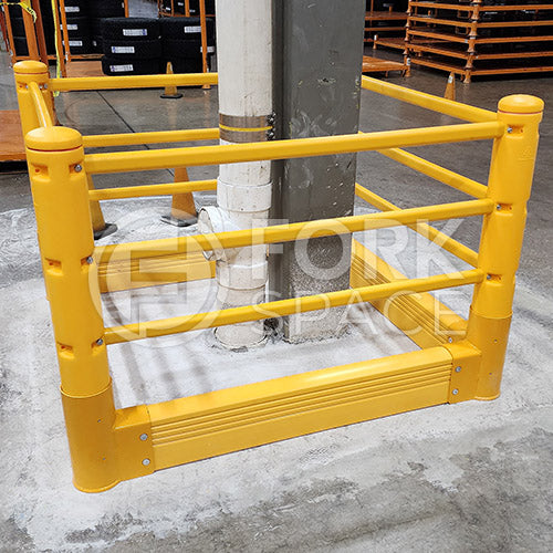 Safestop Pedestrian with Ground Barrier