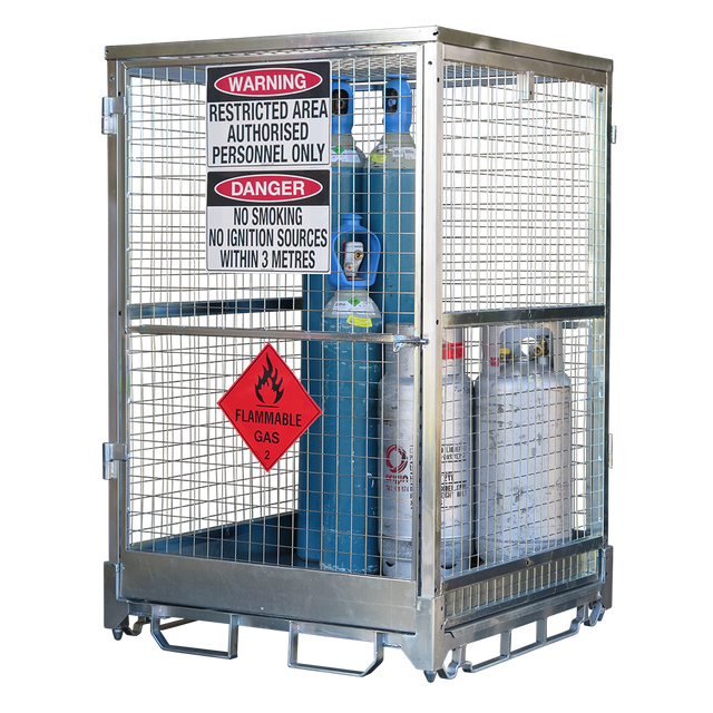 Mobile Gas Cylinder Cage